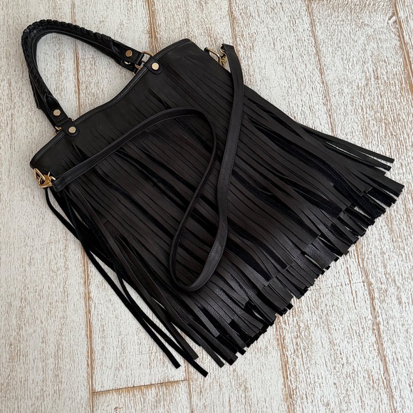B-Low The Belt Twiggy Fringe Shoulder Bag - Picture 5 of 11